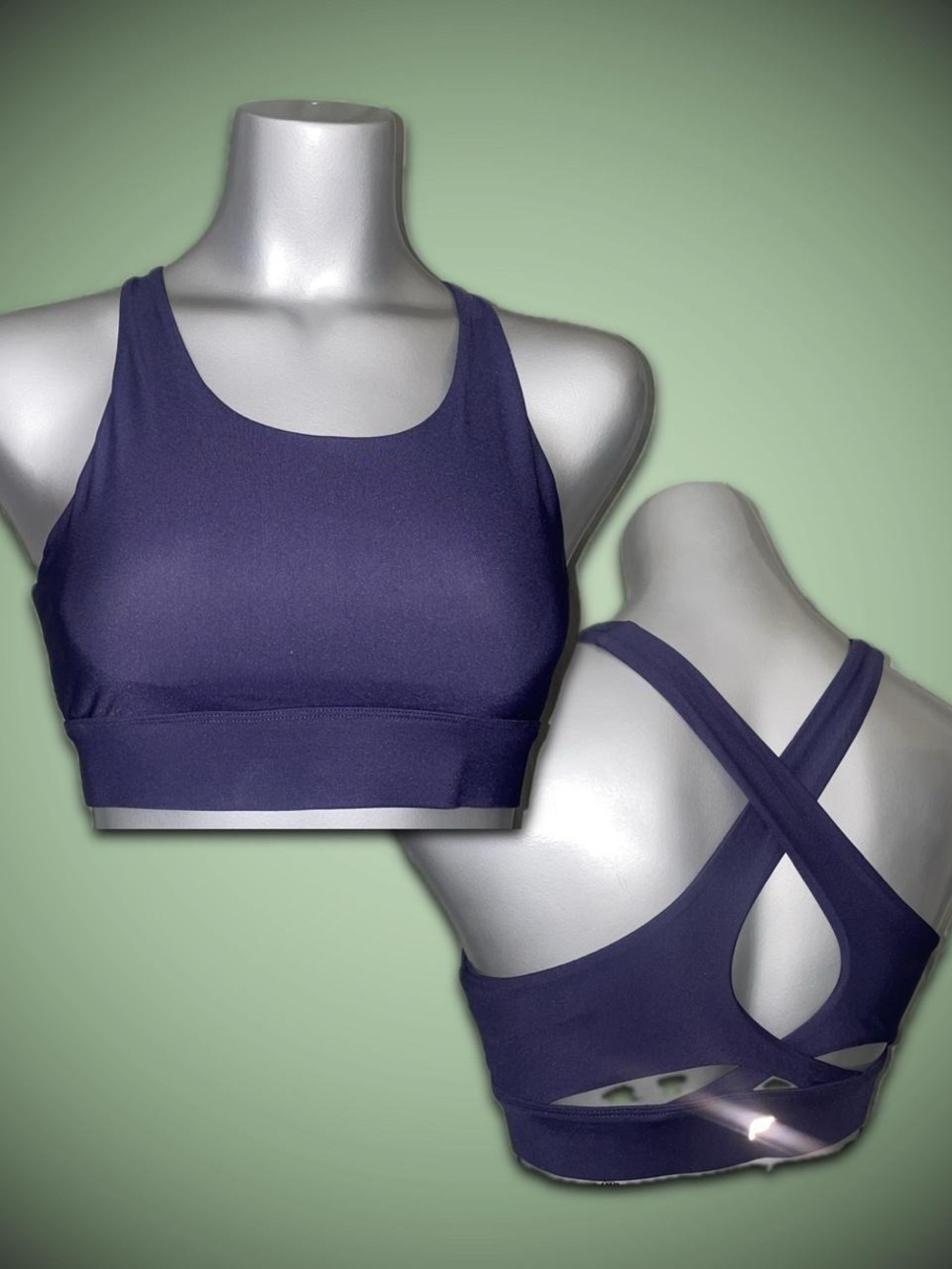 Champion Navy Cross-Back Sports Bra